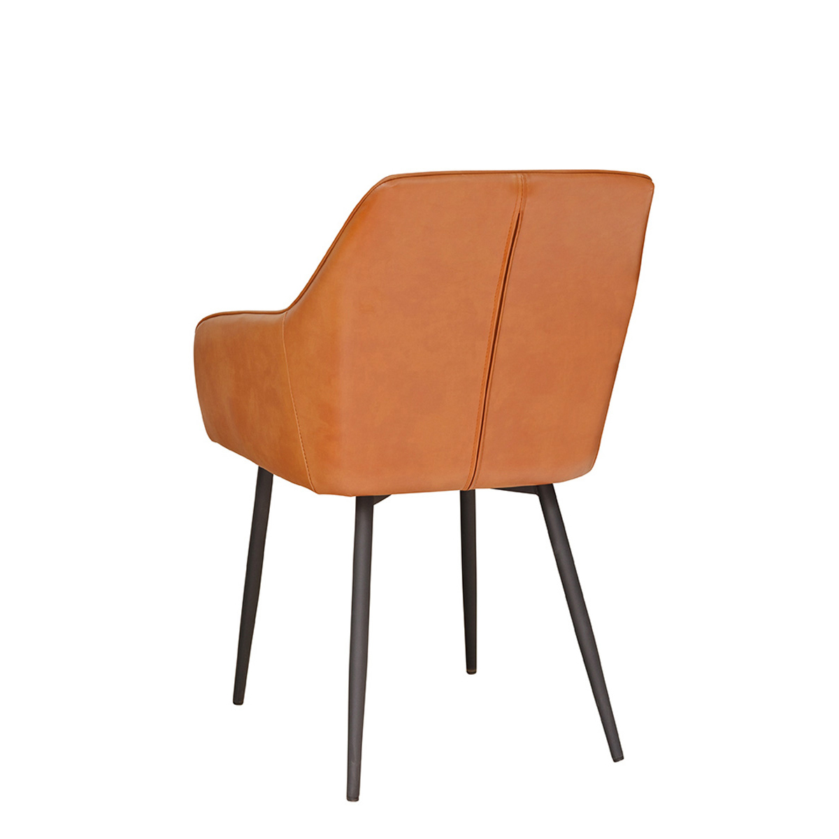 Polsterstuhl Lunaro Step Arm Brown