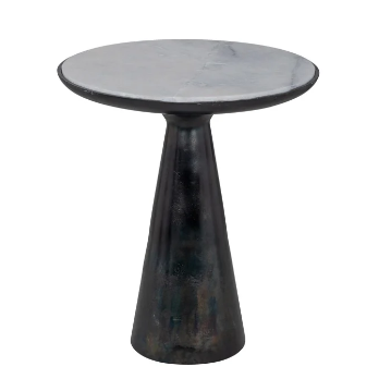 Beistelltisch Ethan 46Ø schwarz (Black)