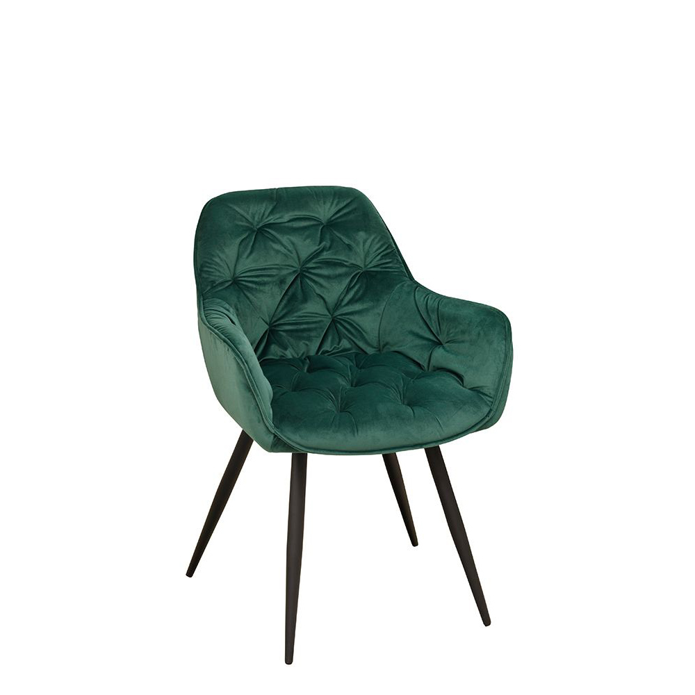 Polsterstuhl Ginger Dark Green