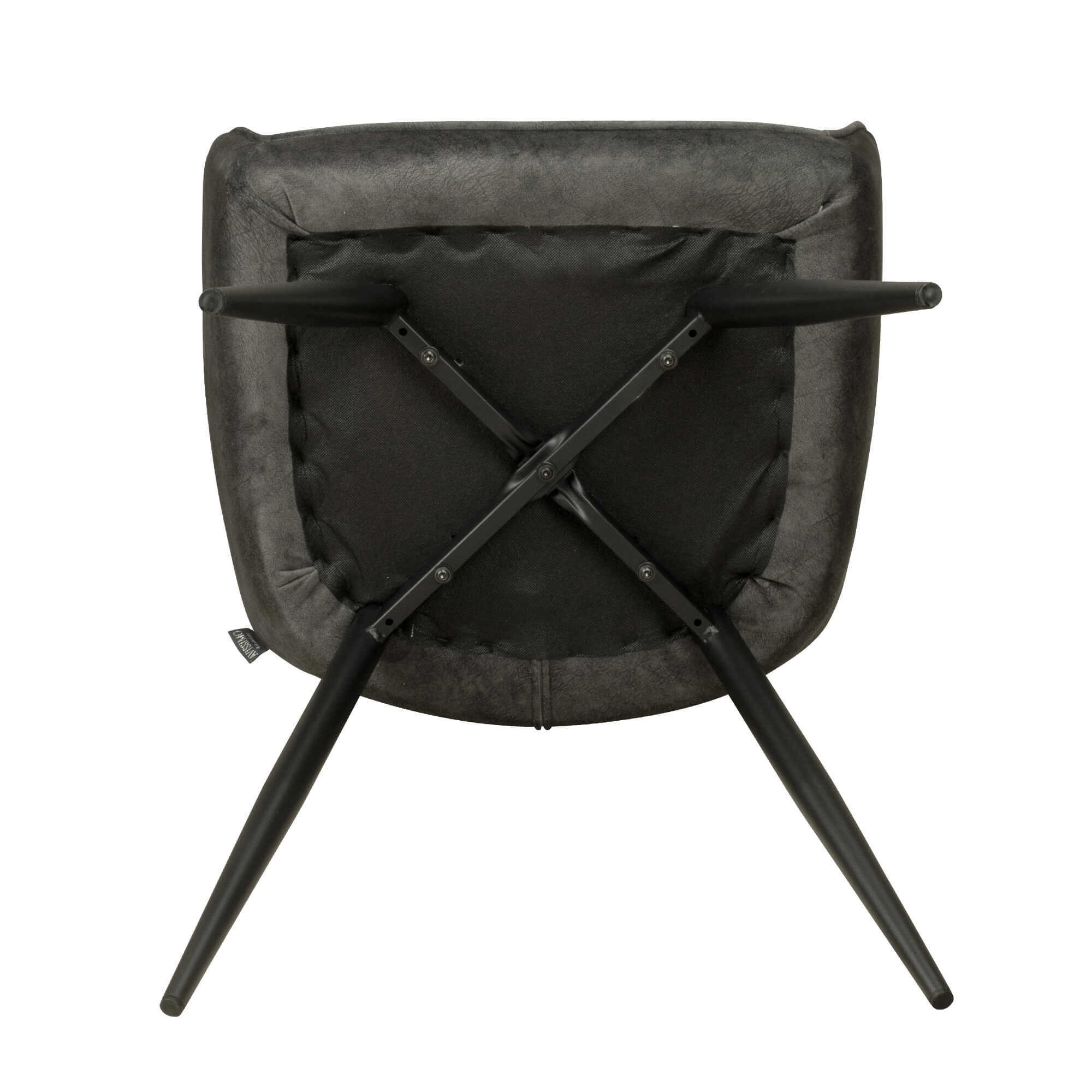 Gastronomiestuehle Polsterstuehle mit Armlehne Lenoro Marble 804 Velour - Gestell