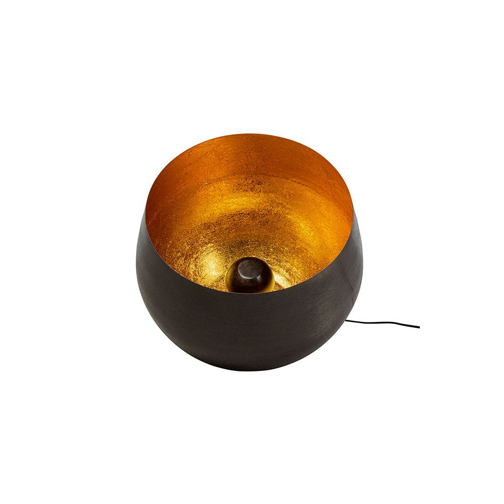 Bodenleuchte Apollon Smooth Schwarz Ø50cm