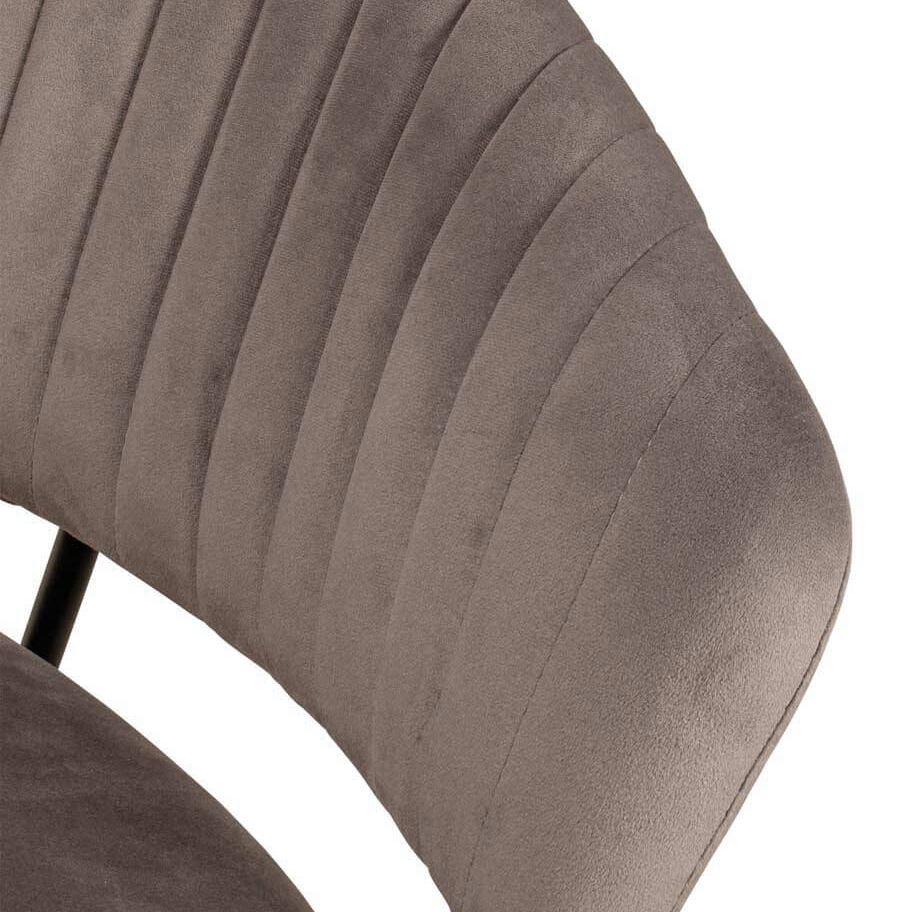 Polsterstuhl Mijas Black Quartz 101