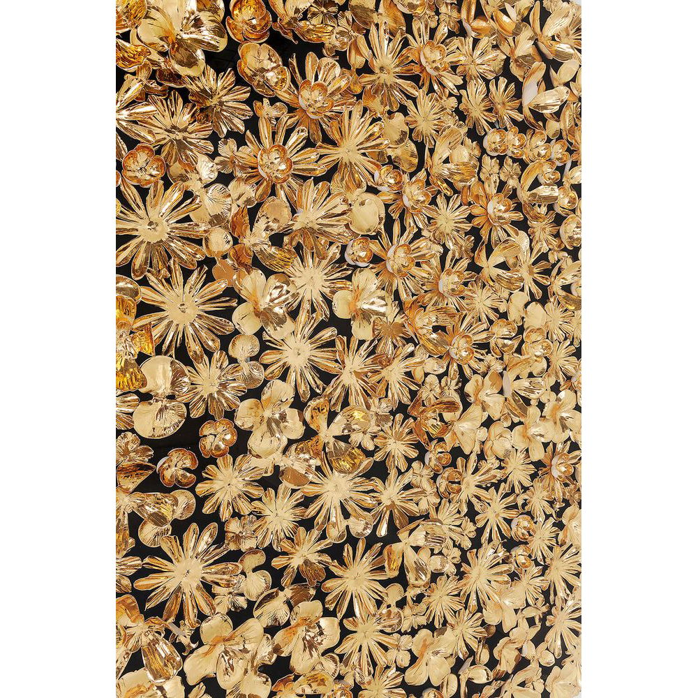 Deko Rahmen Gold Flower