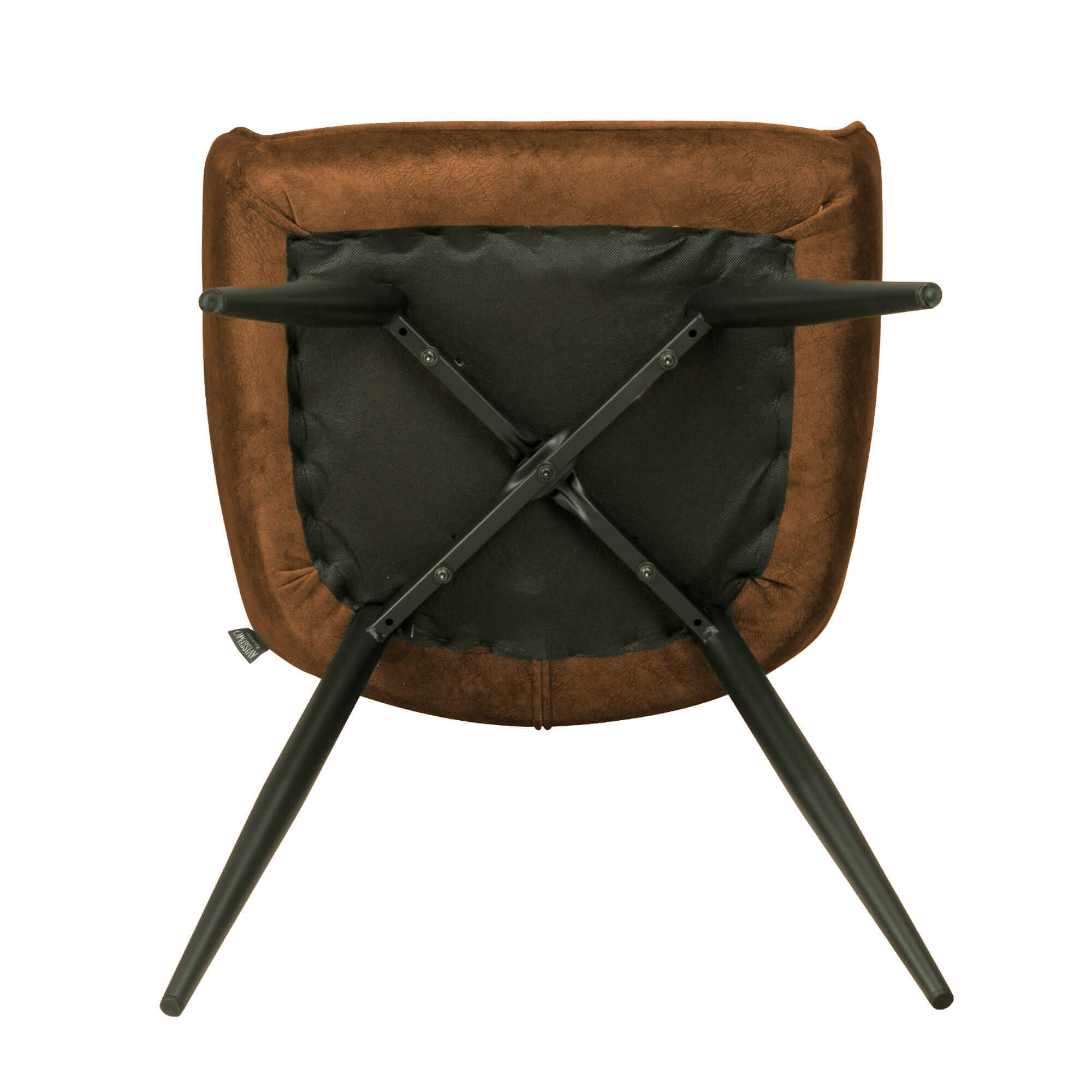 Gastronomiestuehle Polsterstuehle mit 4-Bein-Gestell Lenoro Marble 300 Velour - Gestell
