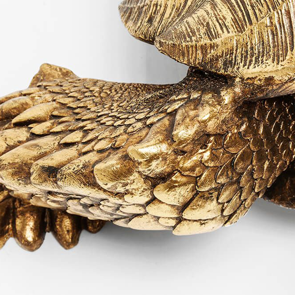 Deko Figur Turtle Gold Groß