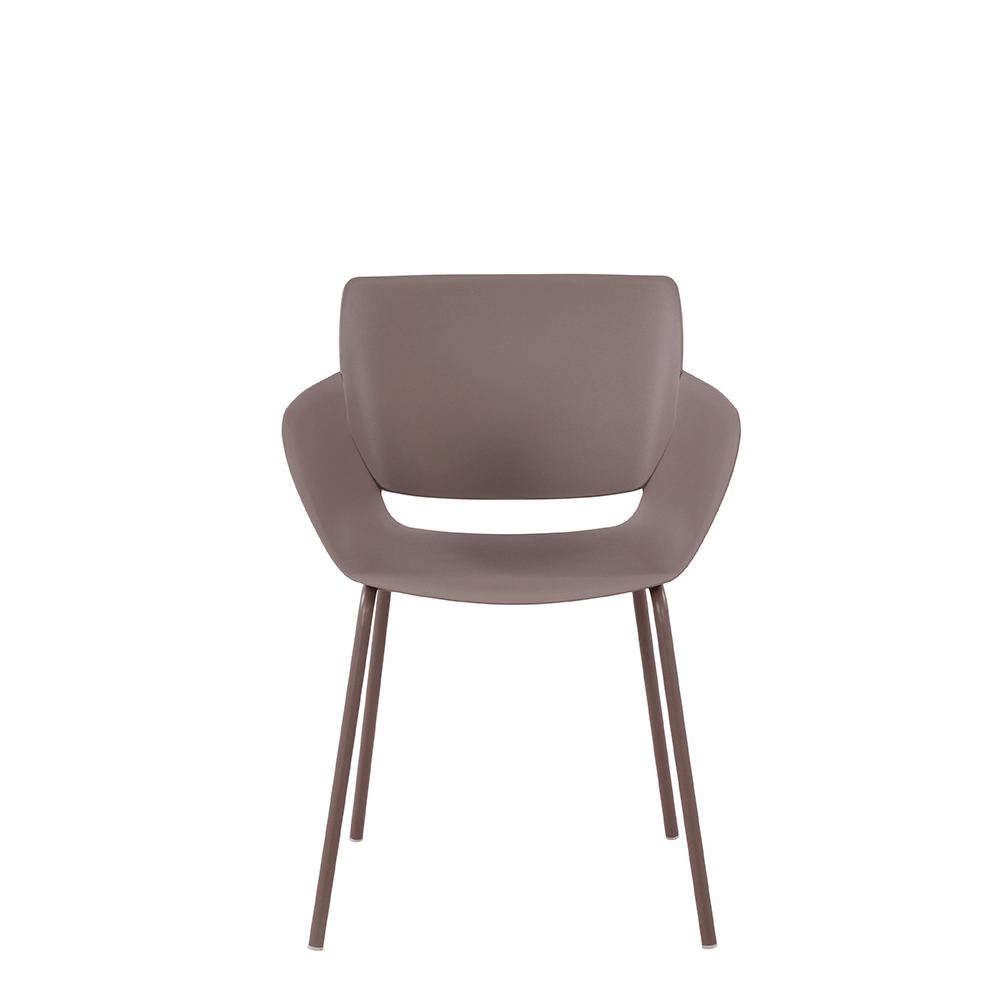 Kunststoffstuhl FOMA F863 Taupe