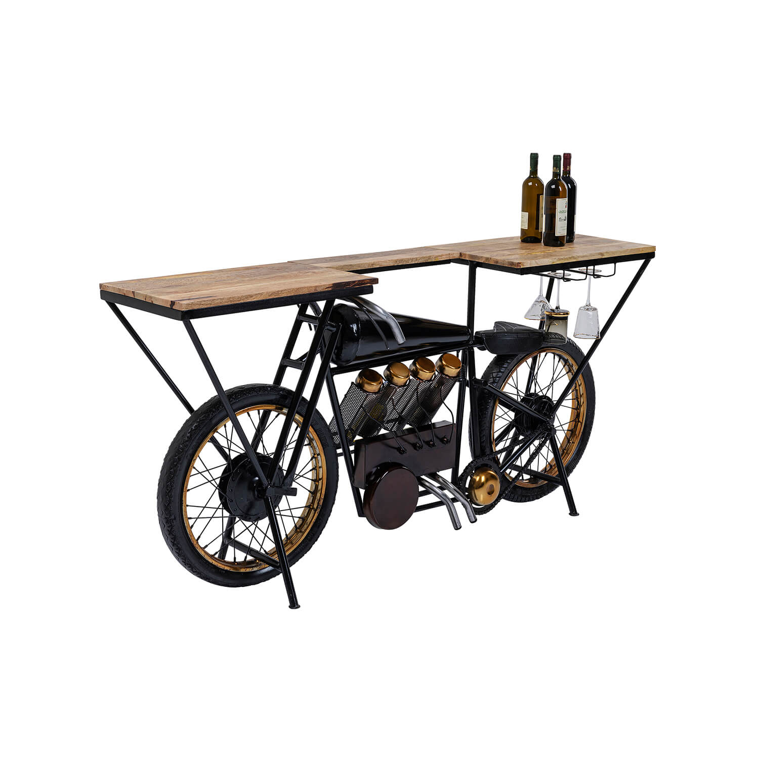 Konsole Motorbike Schwarz