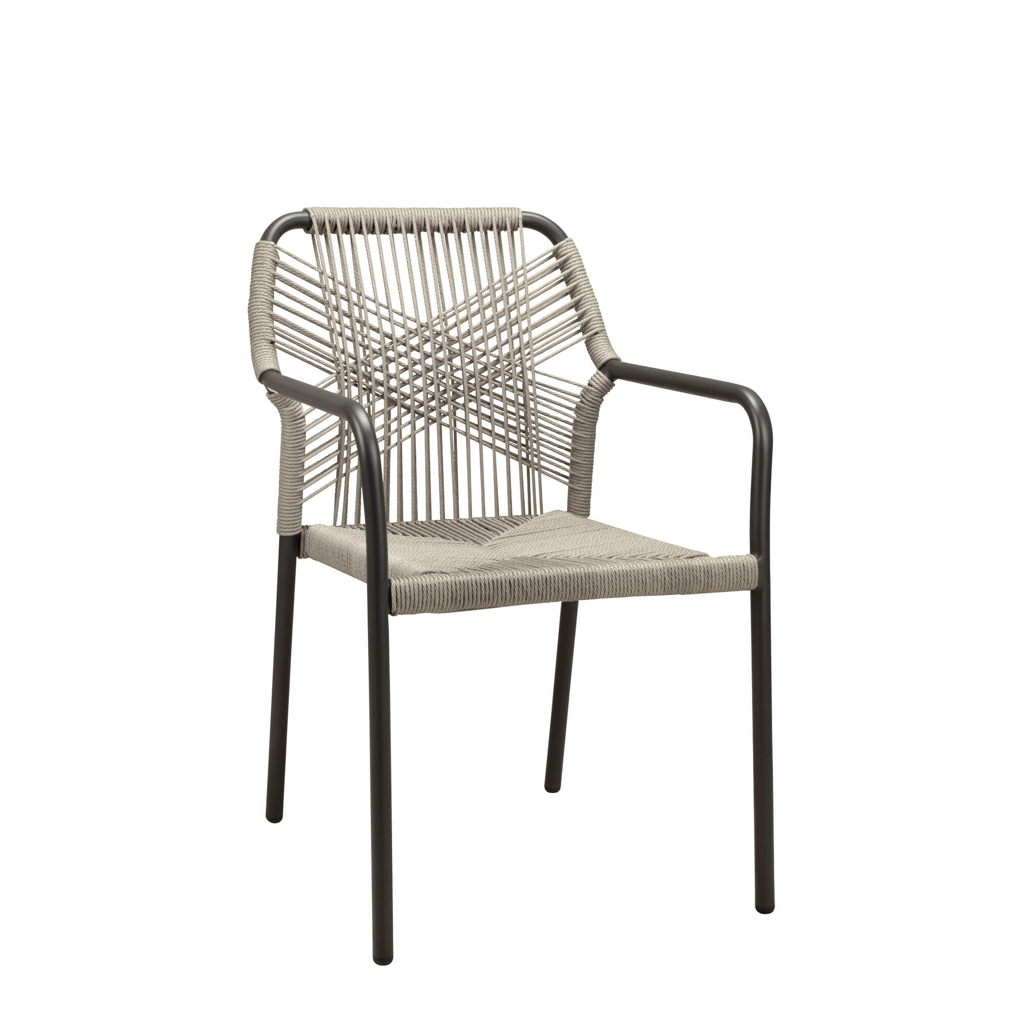 Outdoorstuhl Lagunas Silvergrey  – Vorderansicht