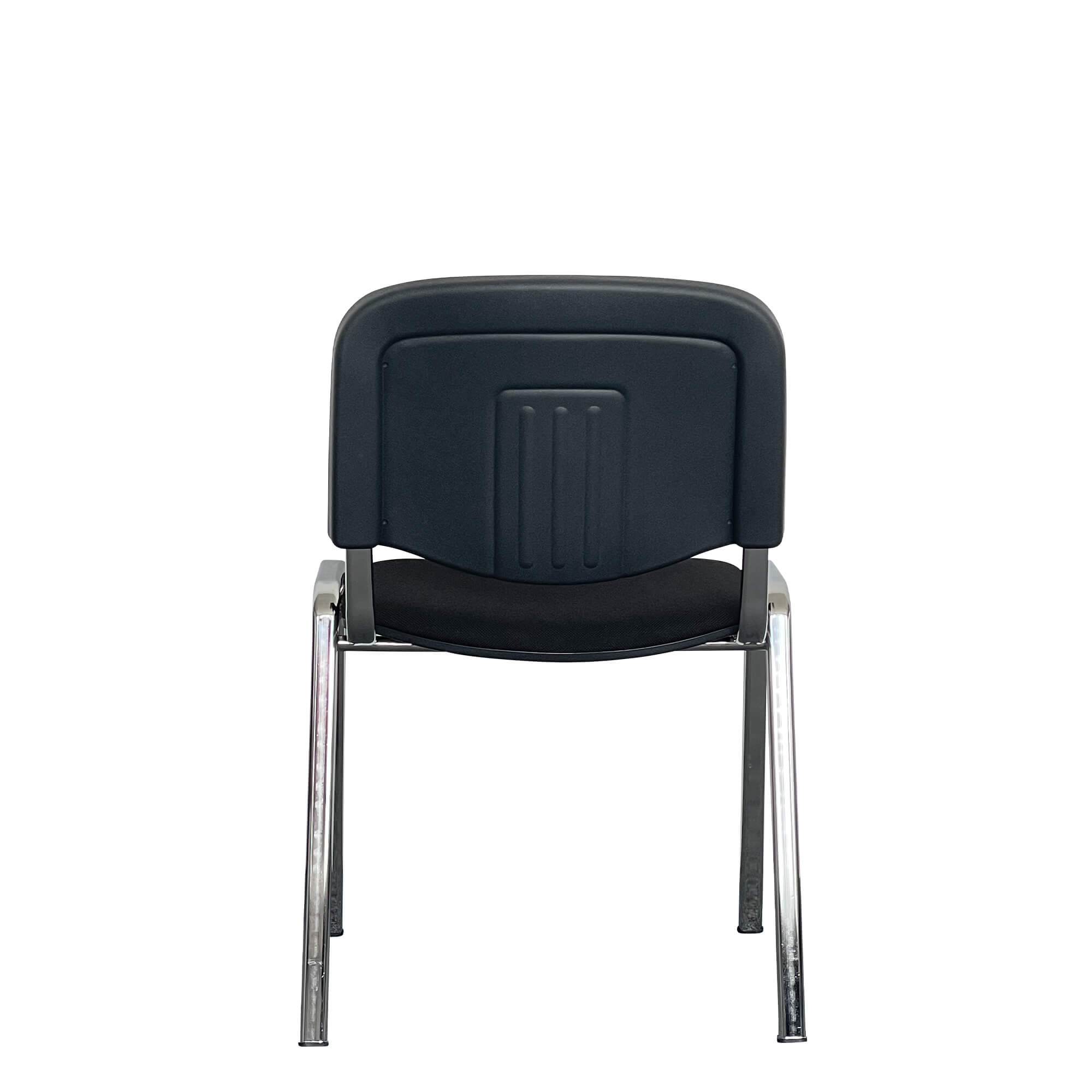 Stapelstuhl ISO P Chrome Schwarz