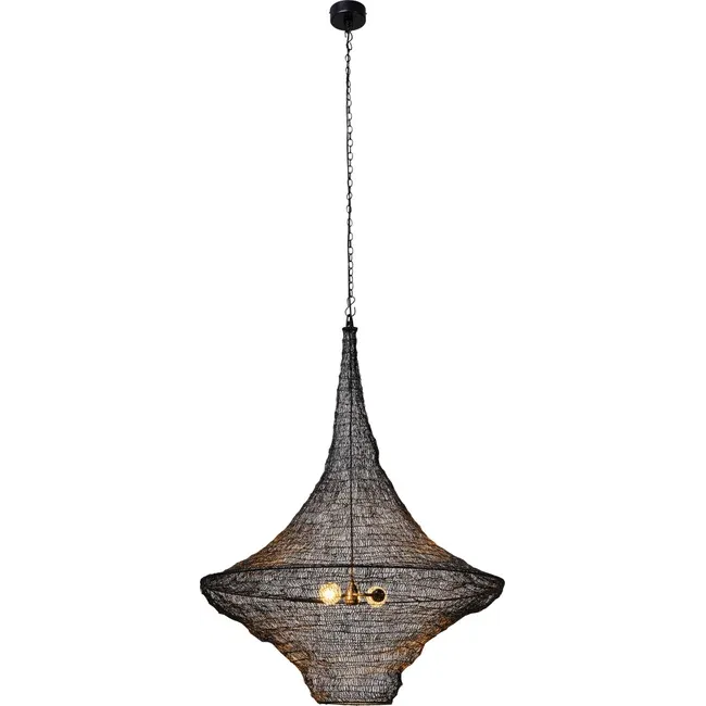 Hängeleuchte Cocoon Schwarz Ø89cm