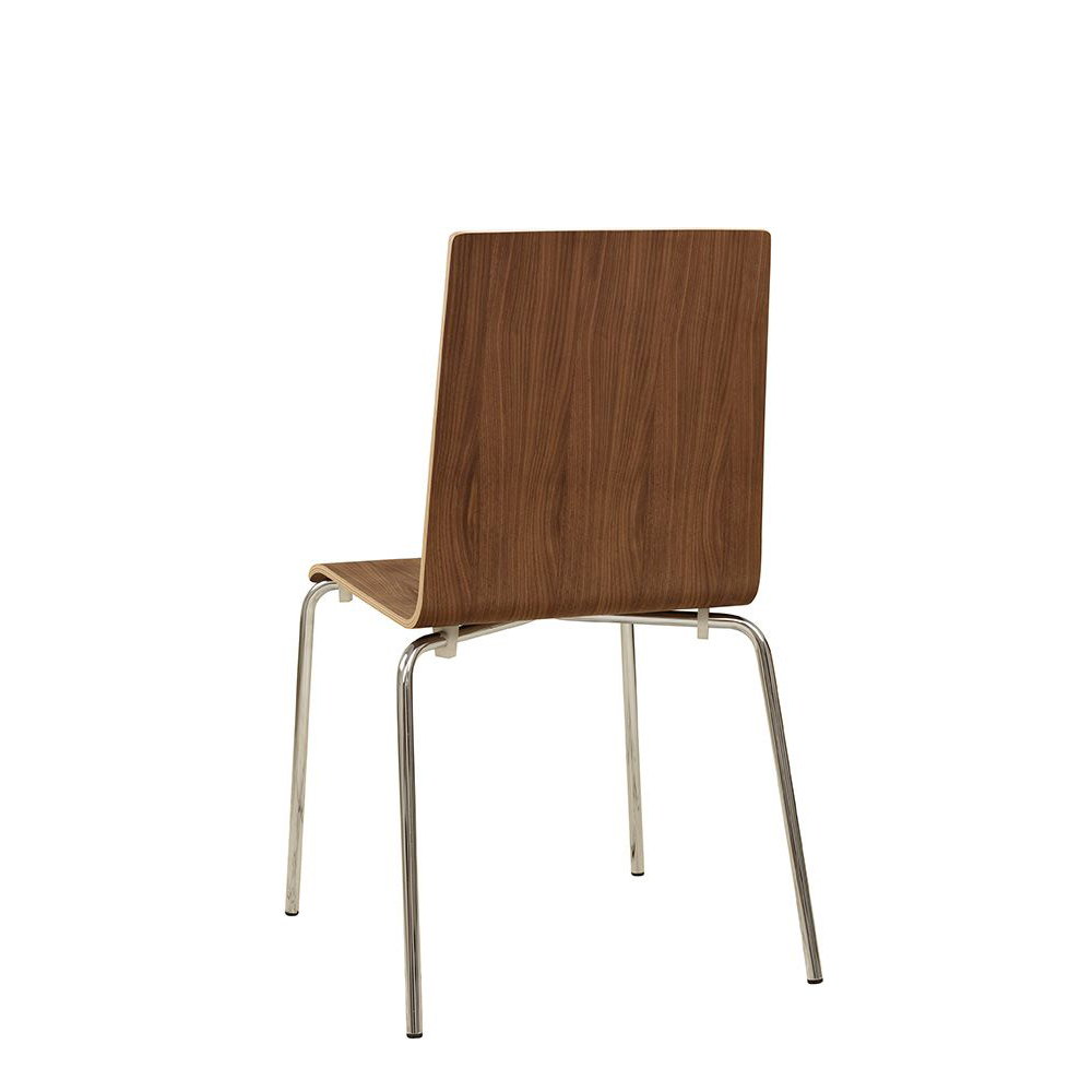 Holzschalenstuhl Confira Walnuss