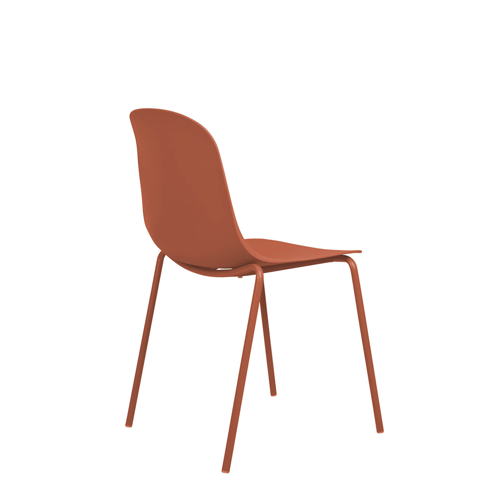 Kunststoffstuhl FOMA F853 Orange