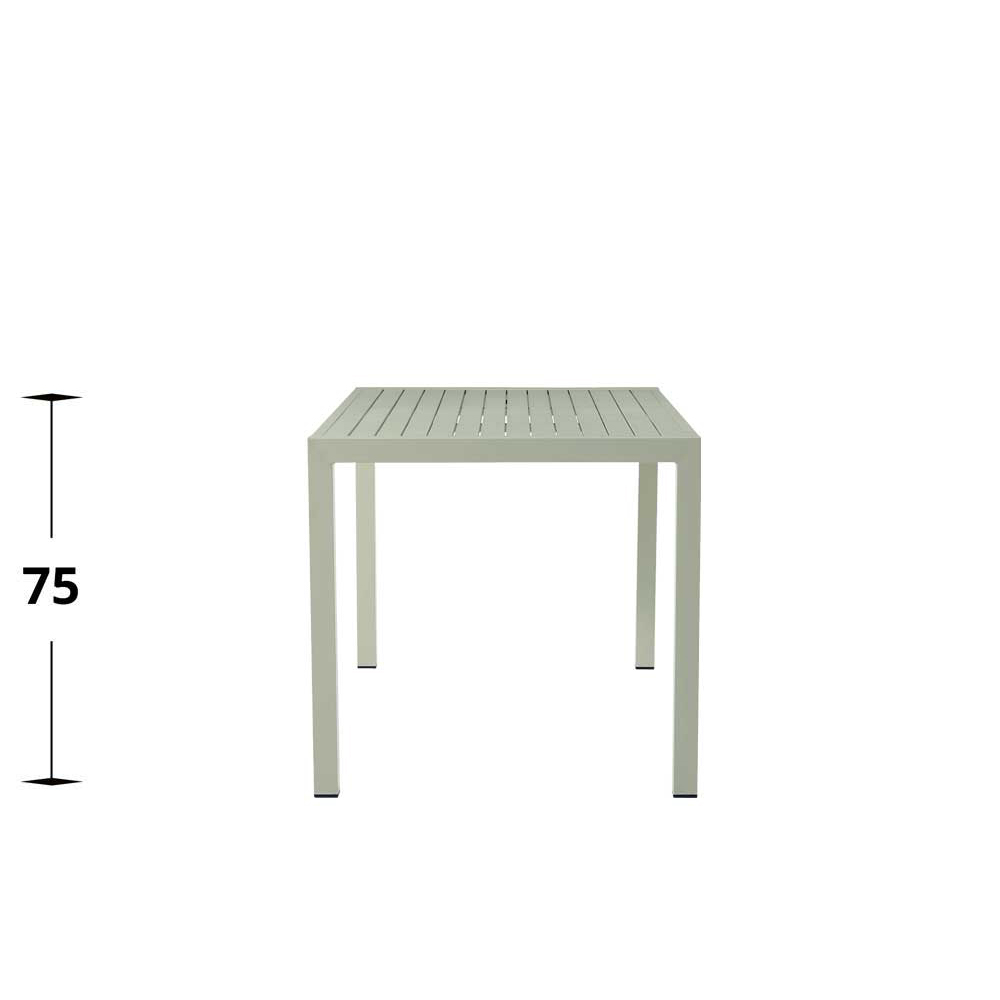 Metalltisch Crotone Stahl Tisch Green 80