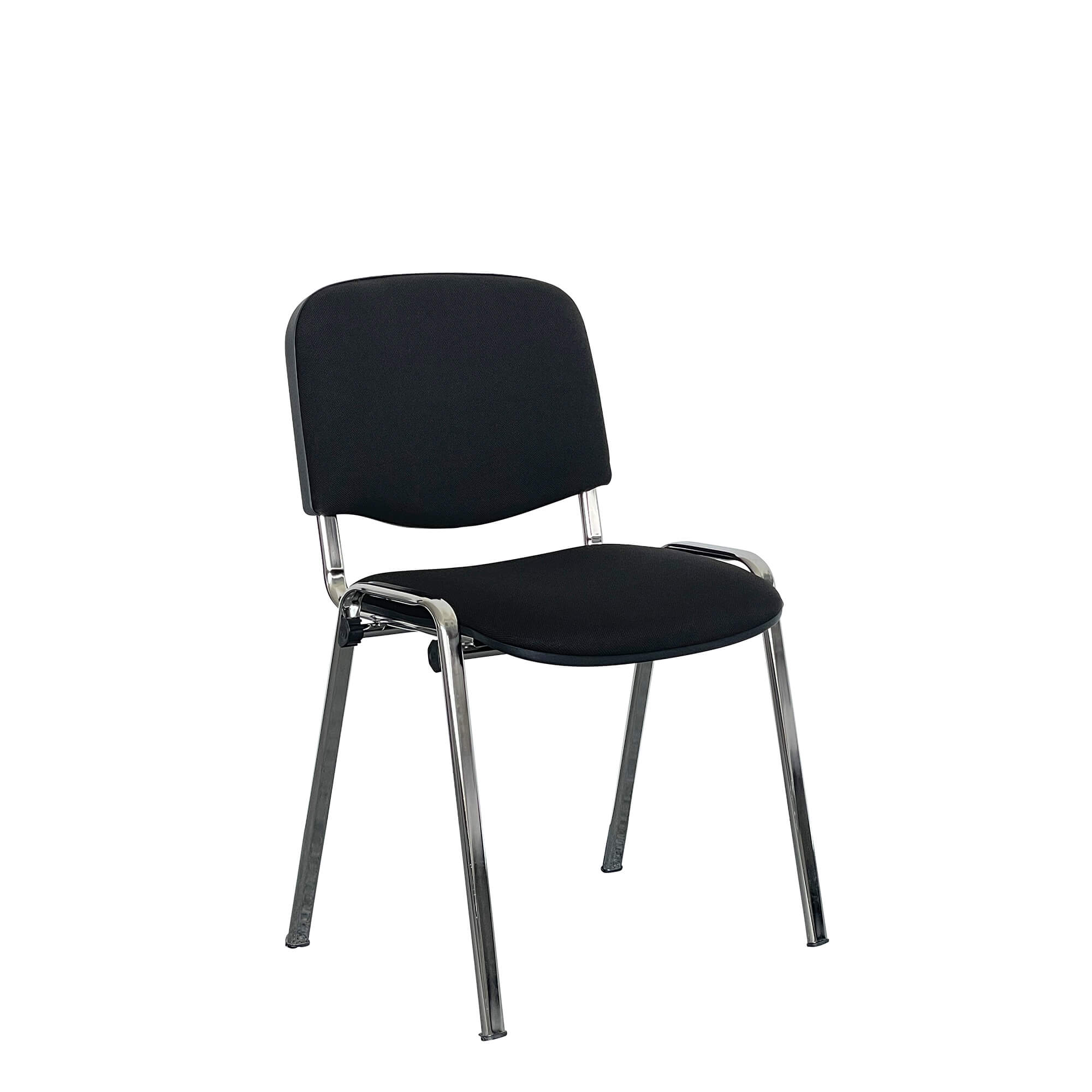 Stapelstuhl ISO P Chrome Schwarz