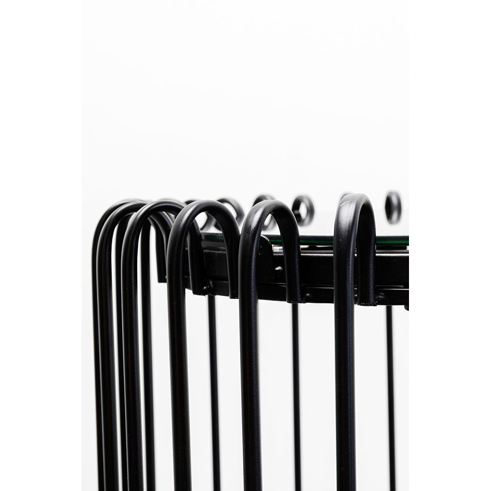 Konsole Wire Schwarz 81x78cm
