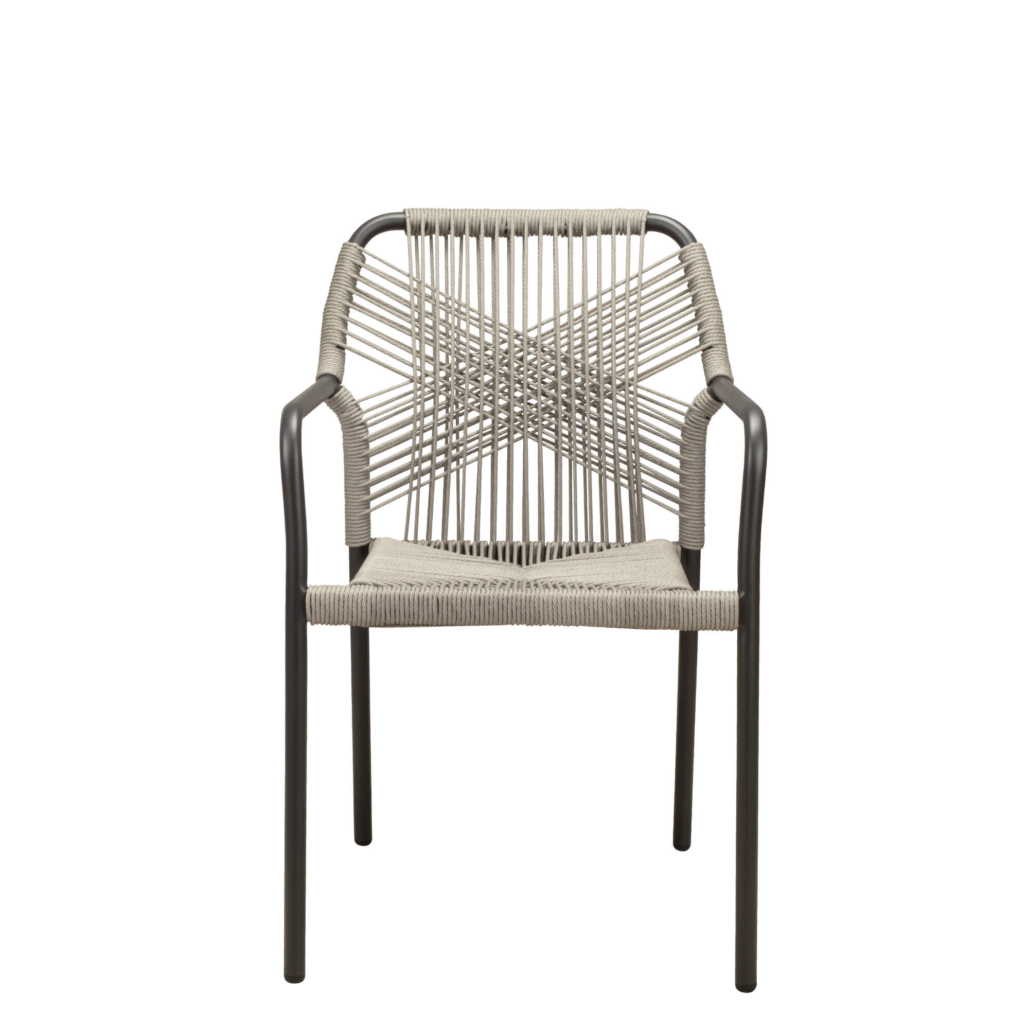 Outdoorstuhl Lagunas Silvergrey  – Frontal