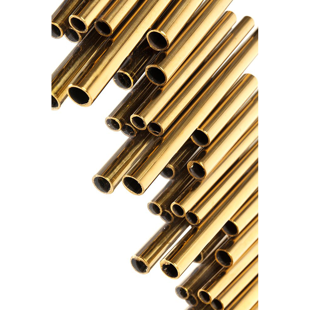 Spiegel Solare Gold Ø132cm