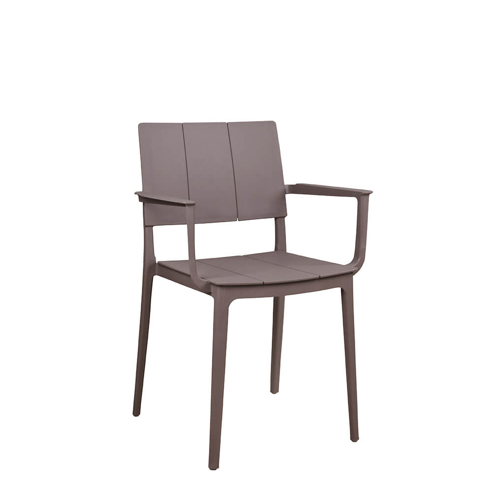 Kunststoffstuhl FOMA 1861 Taupe