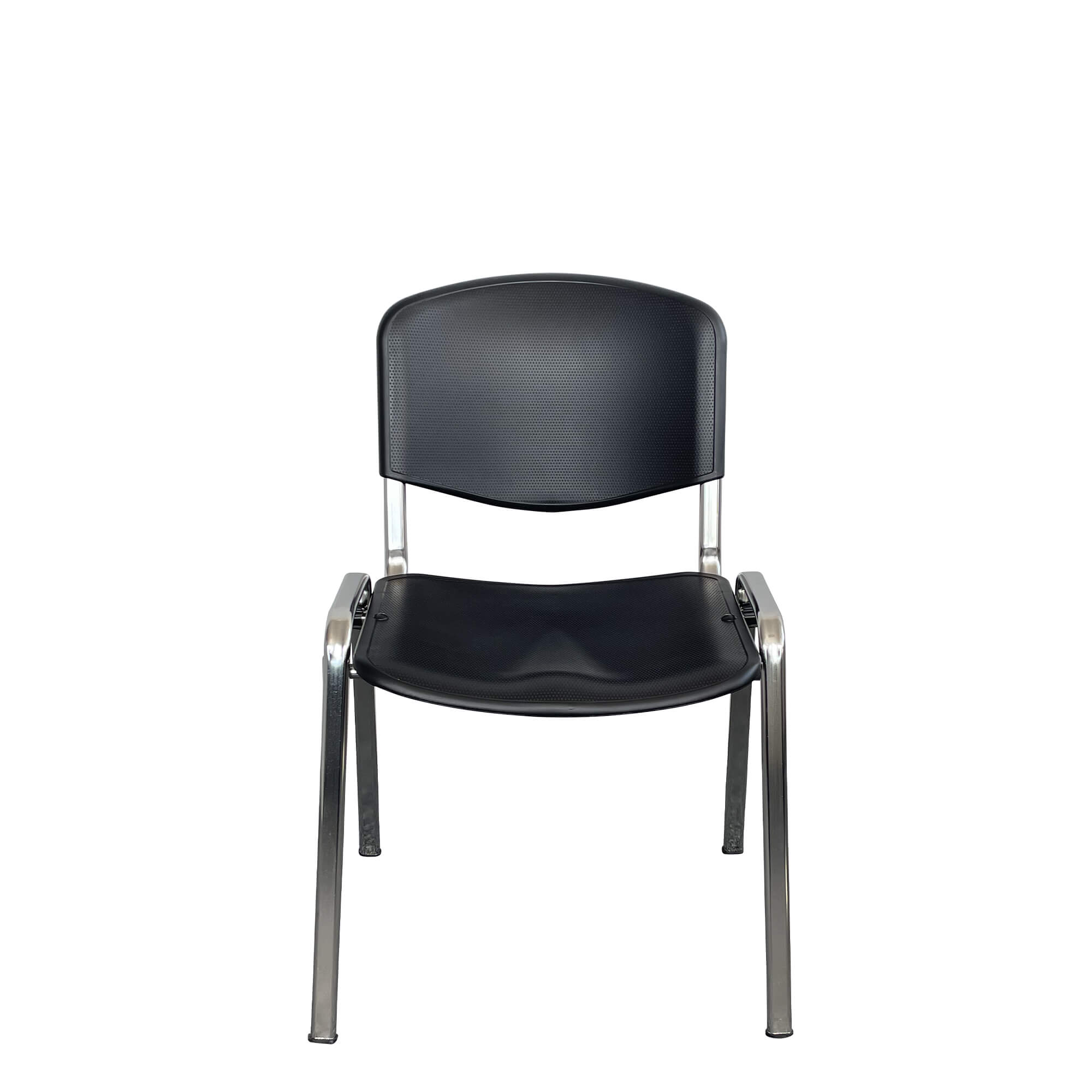 Stapelstuhl ISO Chrome Schwarz