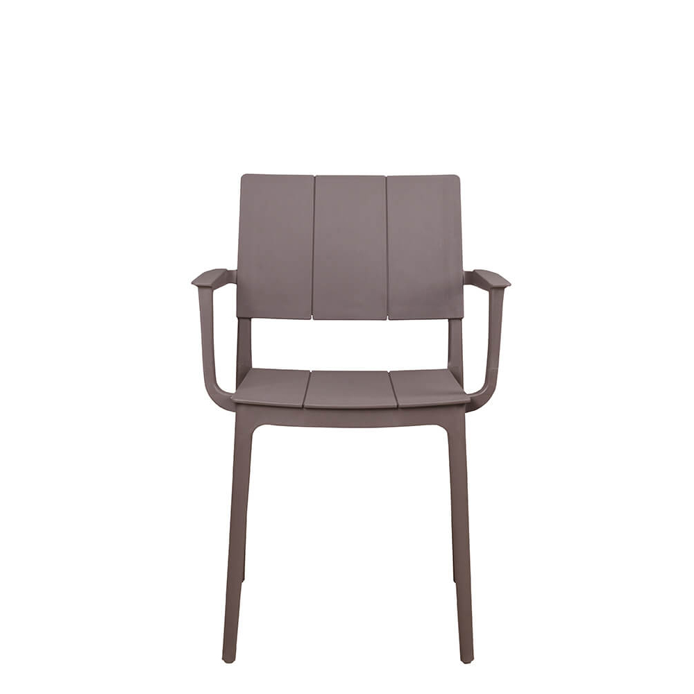 Kunststoffstuhl FOMA 1861 Taupe