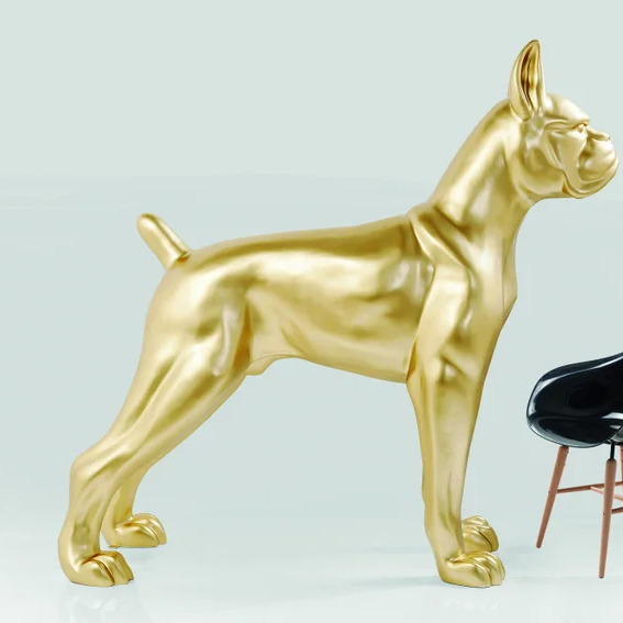 Deko Figur Toto XL Gold 180cm