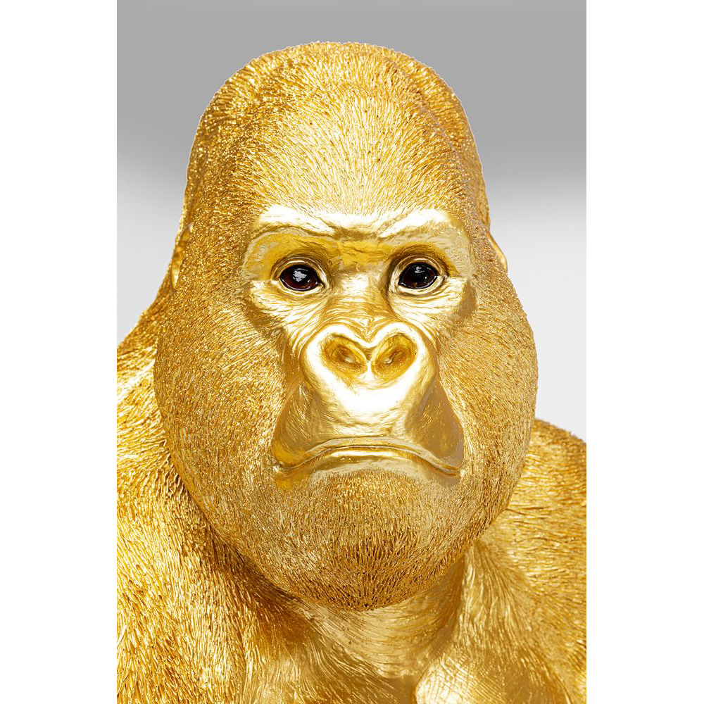 Deko Figur Monkey Gorilla Side XL Gold 76cm