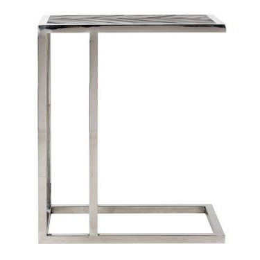 Beistelltisch Blackbone silver (Black rustic)