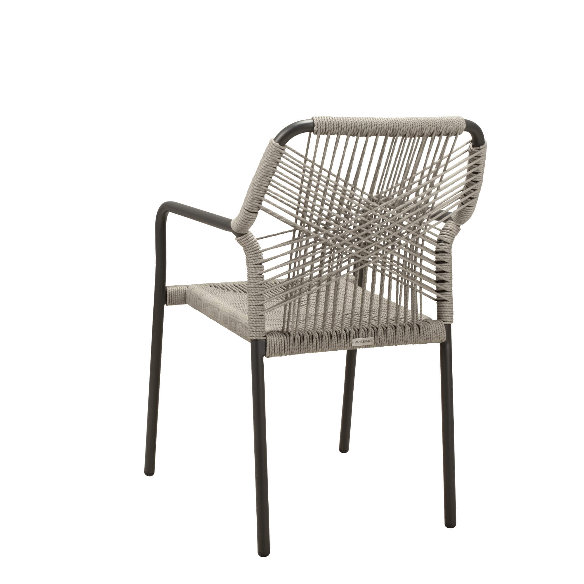 Outdoorstuhl Lagunas Silvergrey  – Rueckansicht