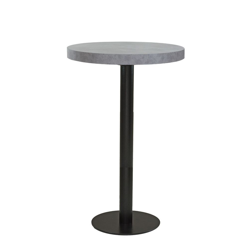 Tischgestell aus Metall für die Gastronomie - Marino-TGF-H-400 Anwendungsbeispiel mt Platte HPL 38 mm