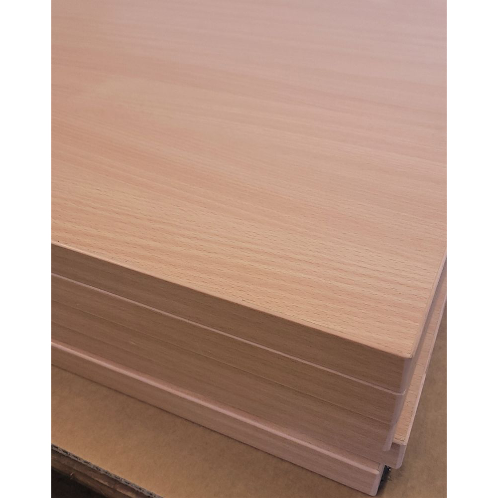 Melaminharz Tischplatte 25mm 80x70cm Buche natur   Sonderposten