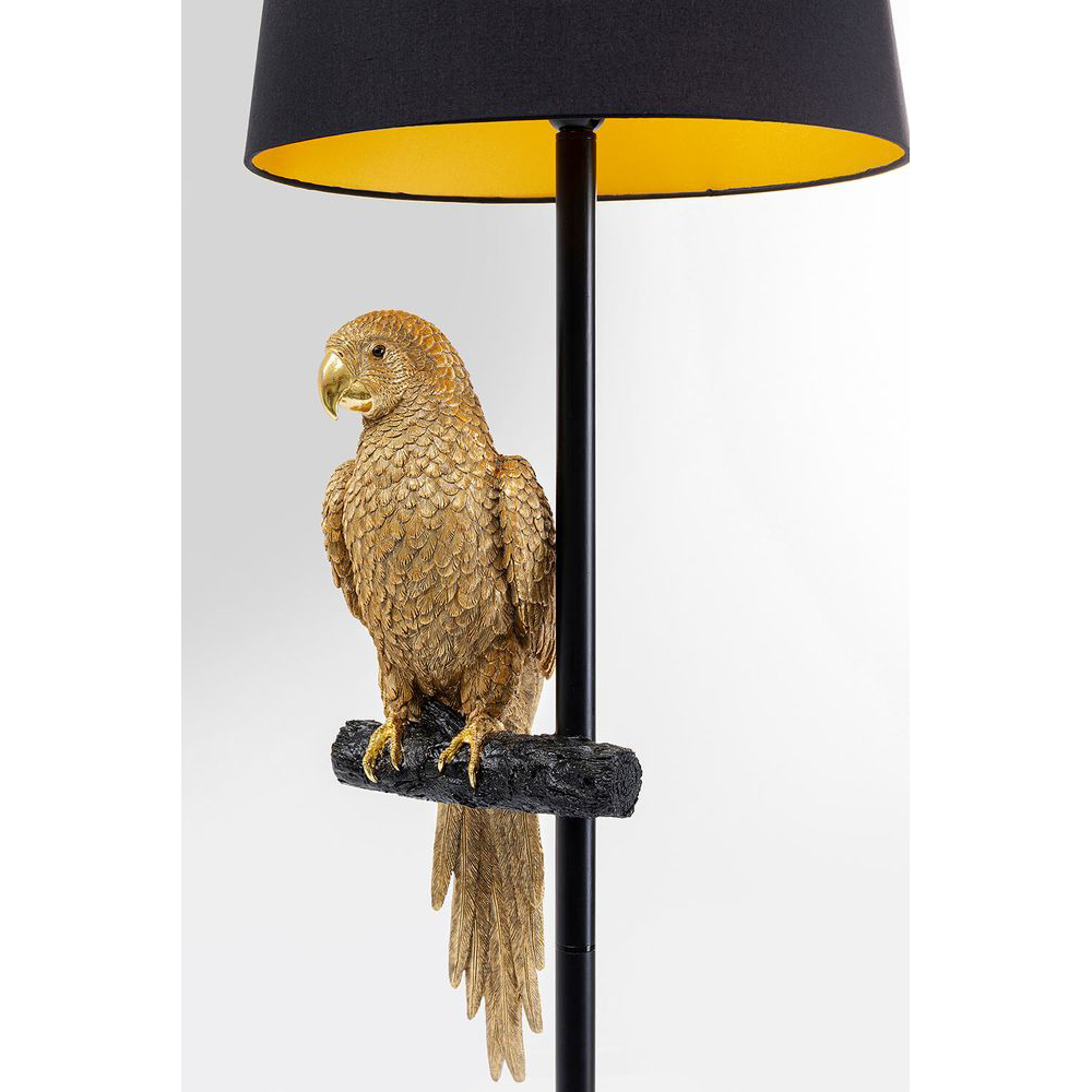 Stehleuchte Animal Parrot Gold 176cm