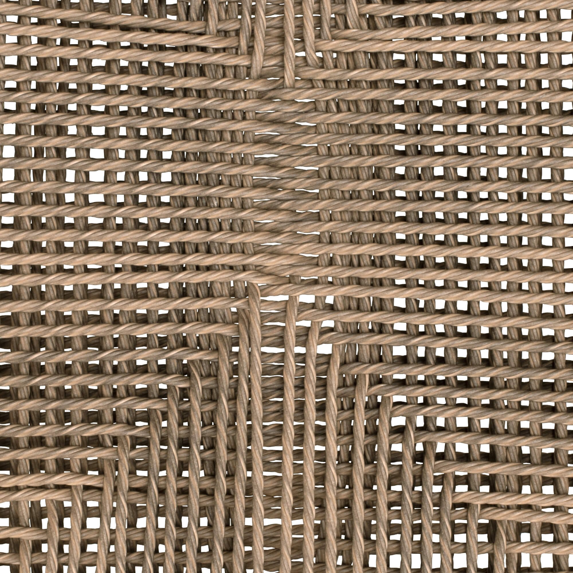 Outdoorstuhl mit Geflecht Lagunas wheat  – Geflecht