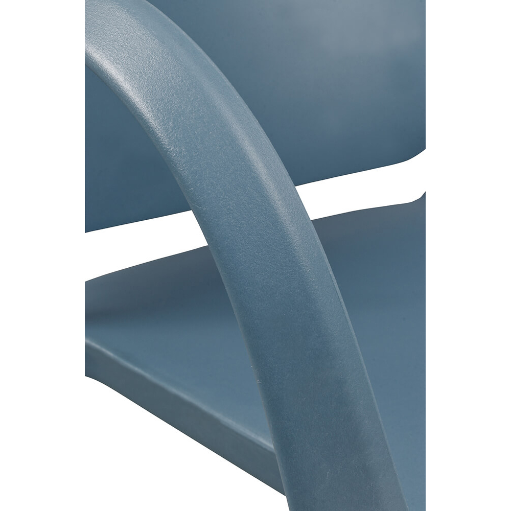 Kunststoffstuhl FOMA 1800 Cold Blue