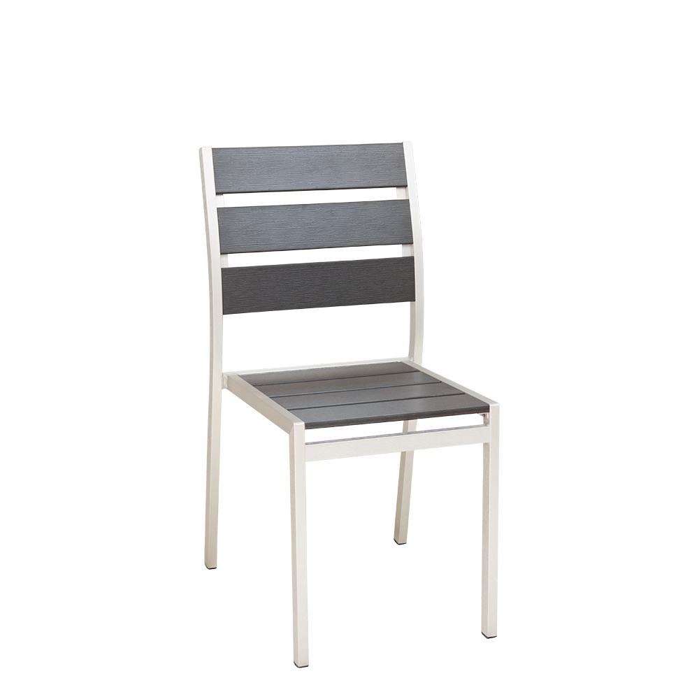 Terrassenstuhl Nesona Grau