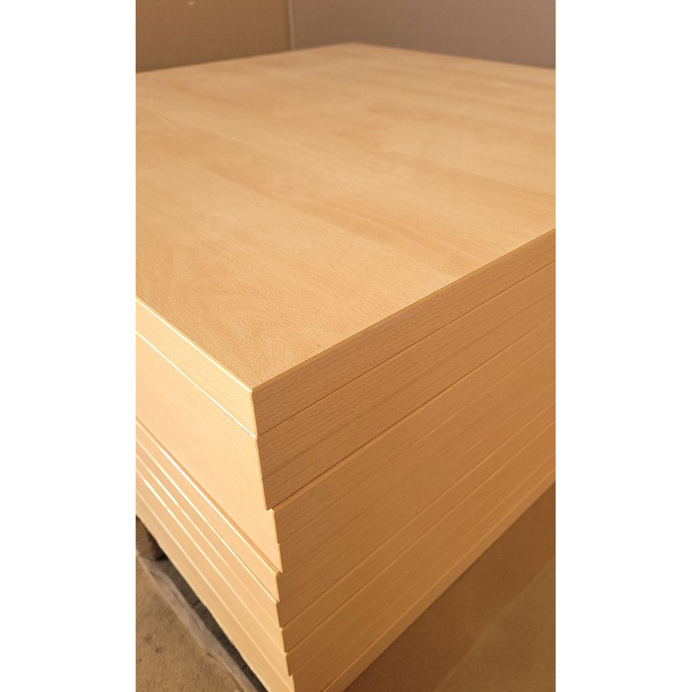 Melaminharz Tischplatte 25mm 80x80cm Buche natur   Sonderposten