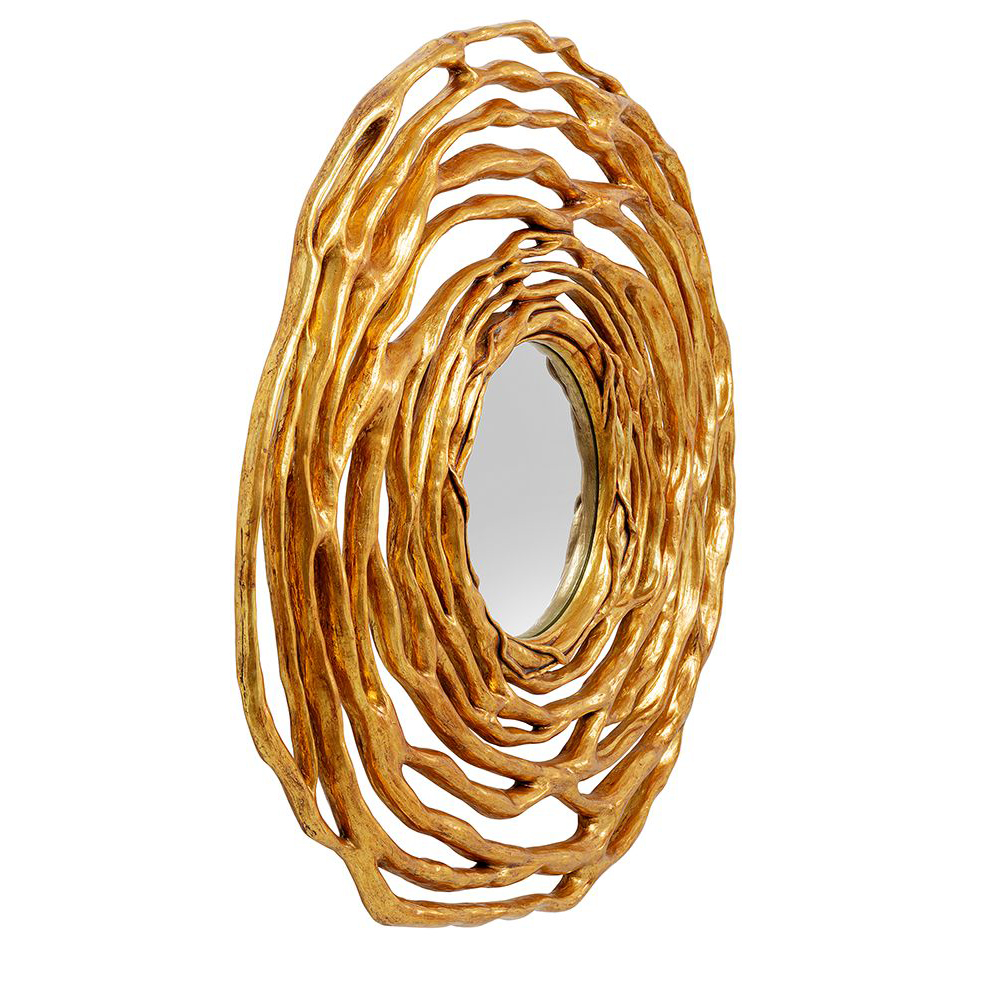 Wandspiegel Twiggy Gold Ø121cm