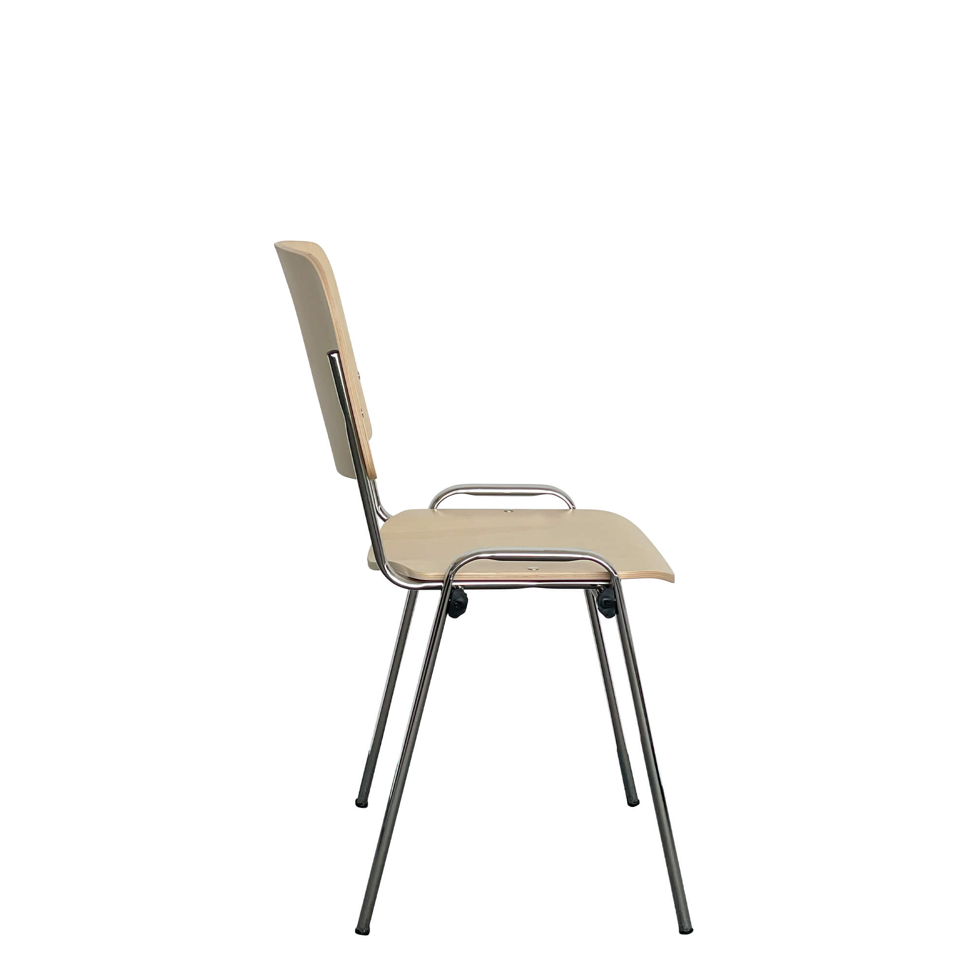 Stapelstuhl ISO Chrome Buche