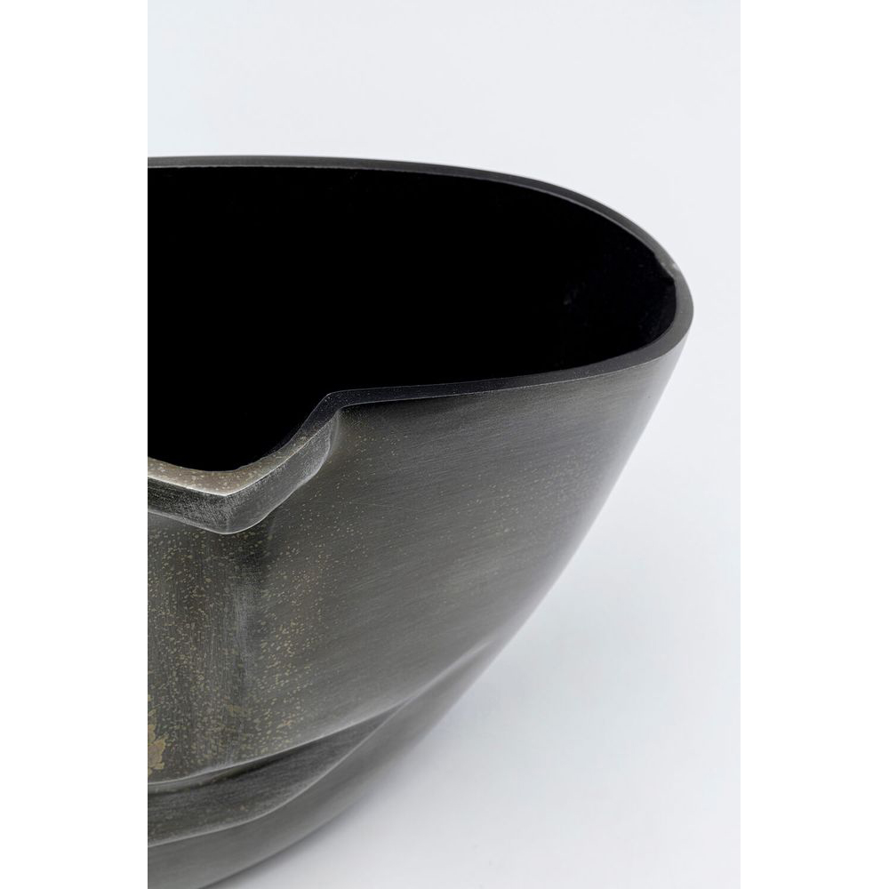 Vase Half Face Anthrazit 31cm