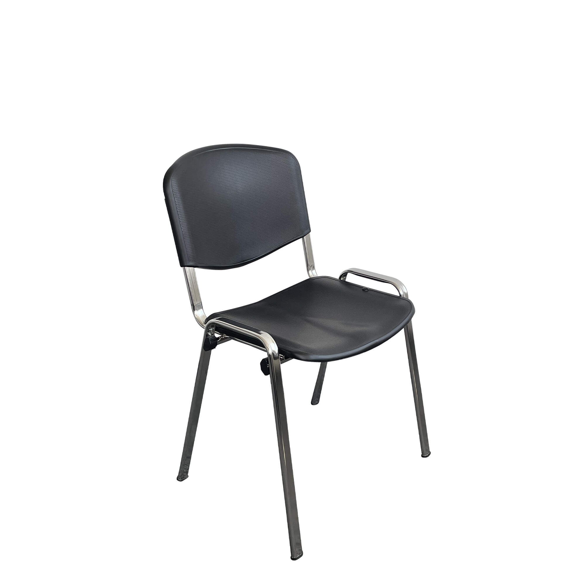 Stapelstuhl ISO Chrome Schwarz