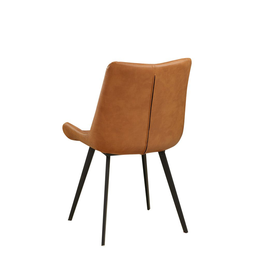 Polsterstuhl Hysil Brown
