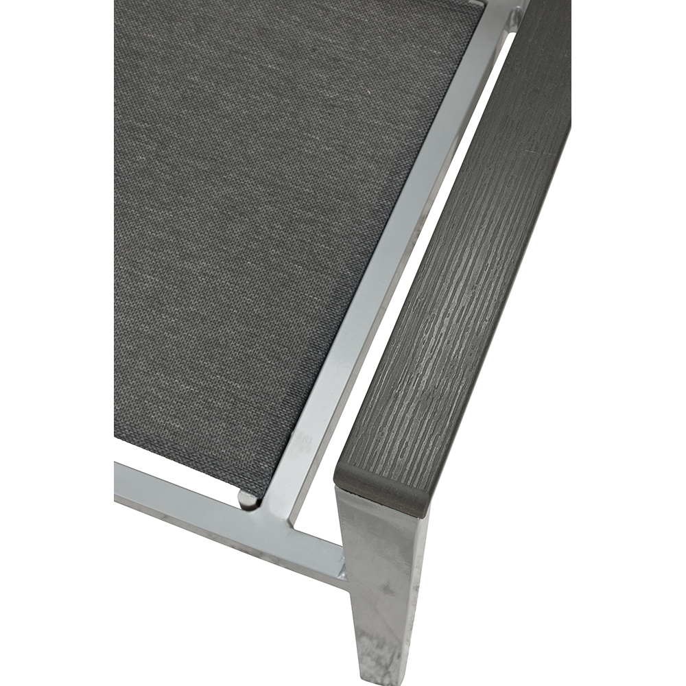 Terrassenstuhl Georgia Silber Mixed Grey SH47
