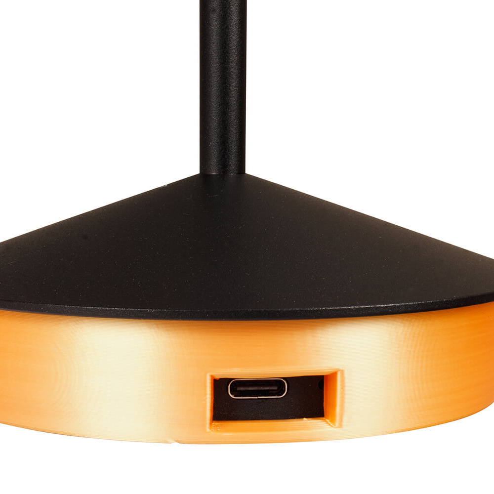 Majah Orange Outdoor Tischleuchte