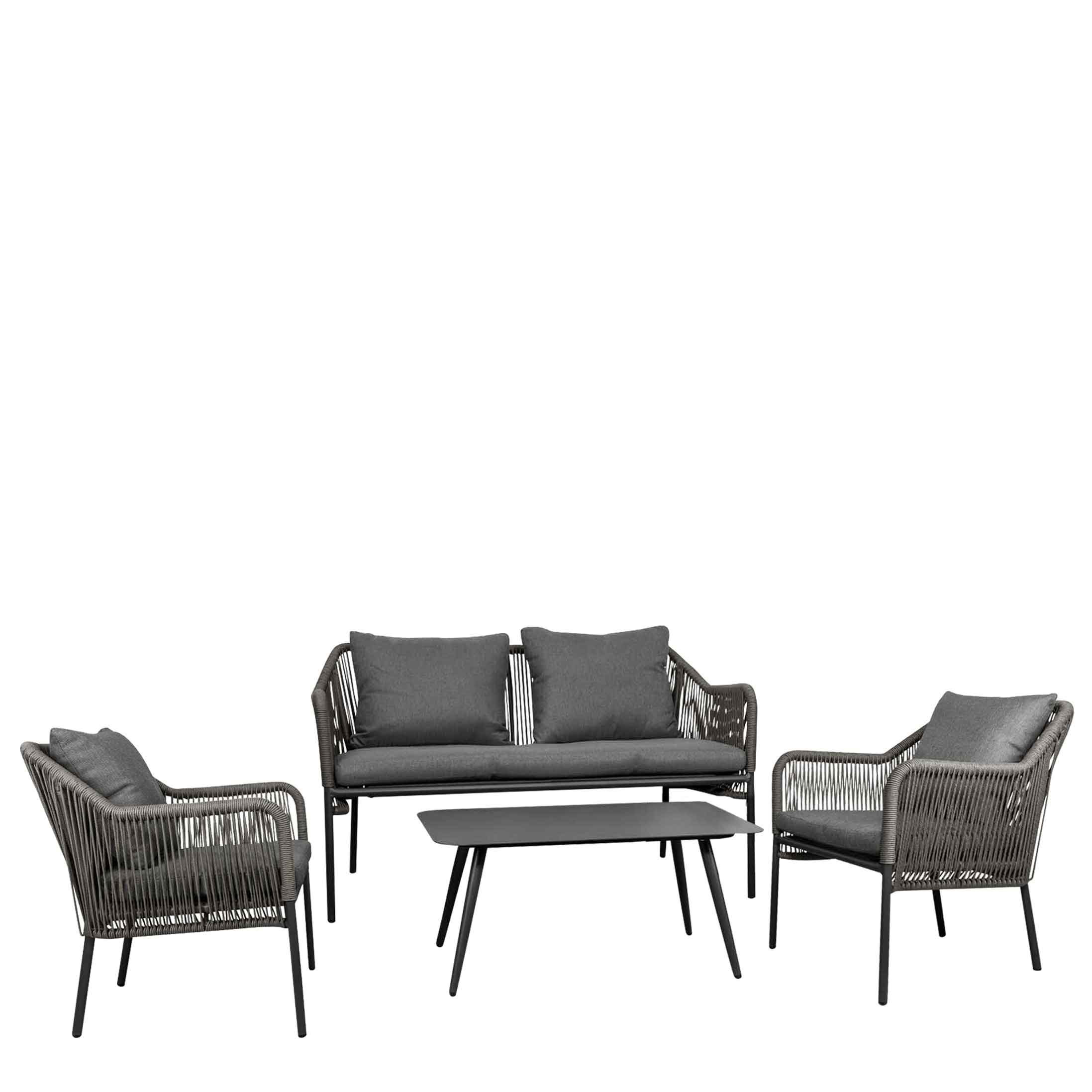 Outdoor Lounge Set Baleris Silvergrey