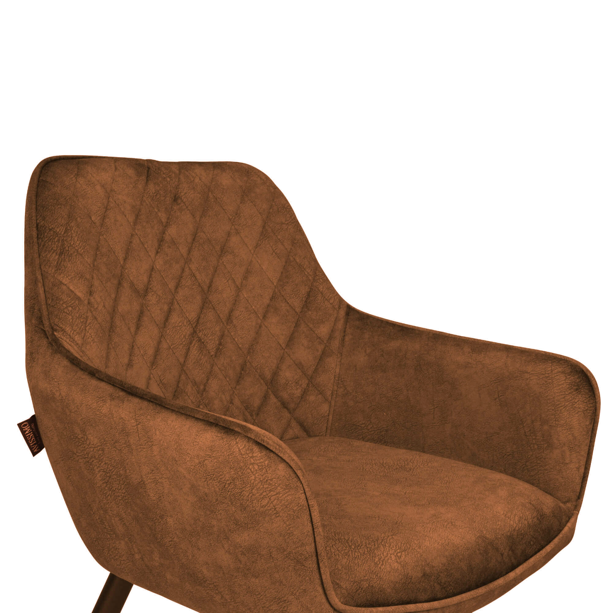 Gastronomiestuehle Polsterstuehle mit 4-Bein-Gestell Lenoro Marble 300 Velour - Armlehne