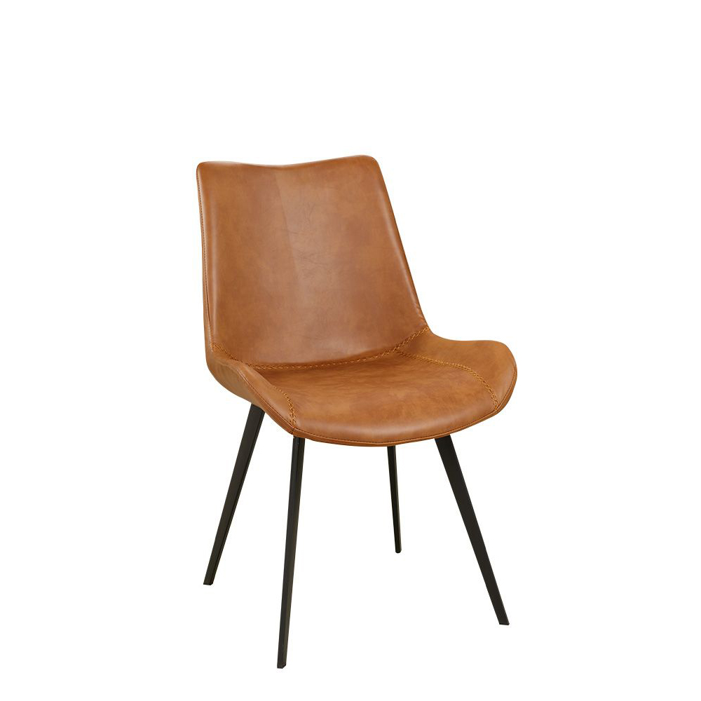 Polsterstuhl Hysil Brown