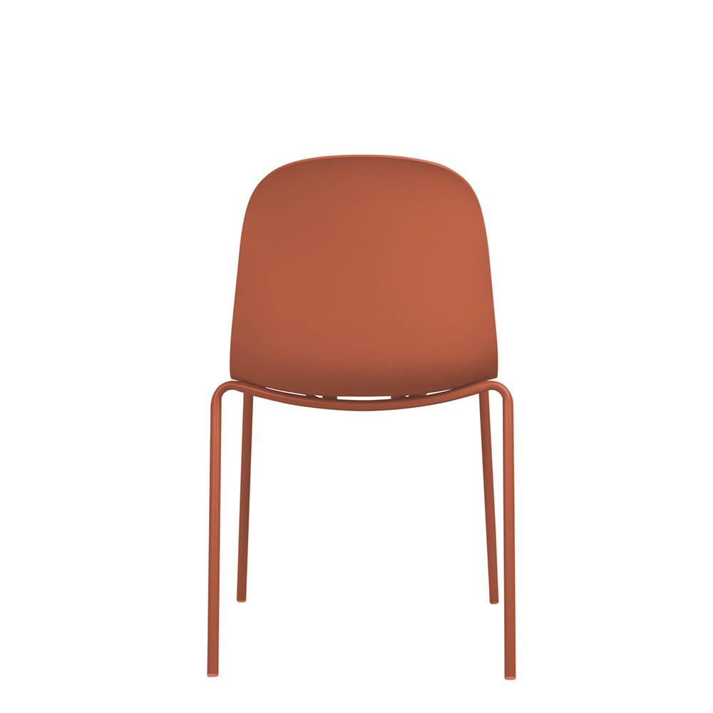 Kunststoffstuhl FOMA F853 Orange