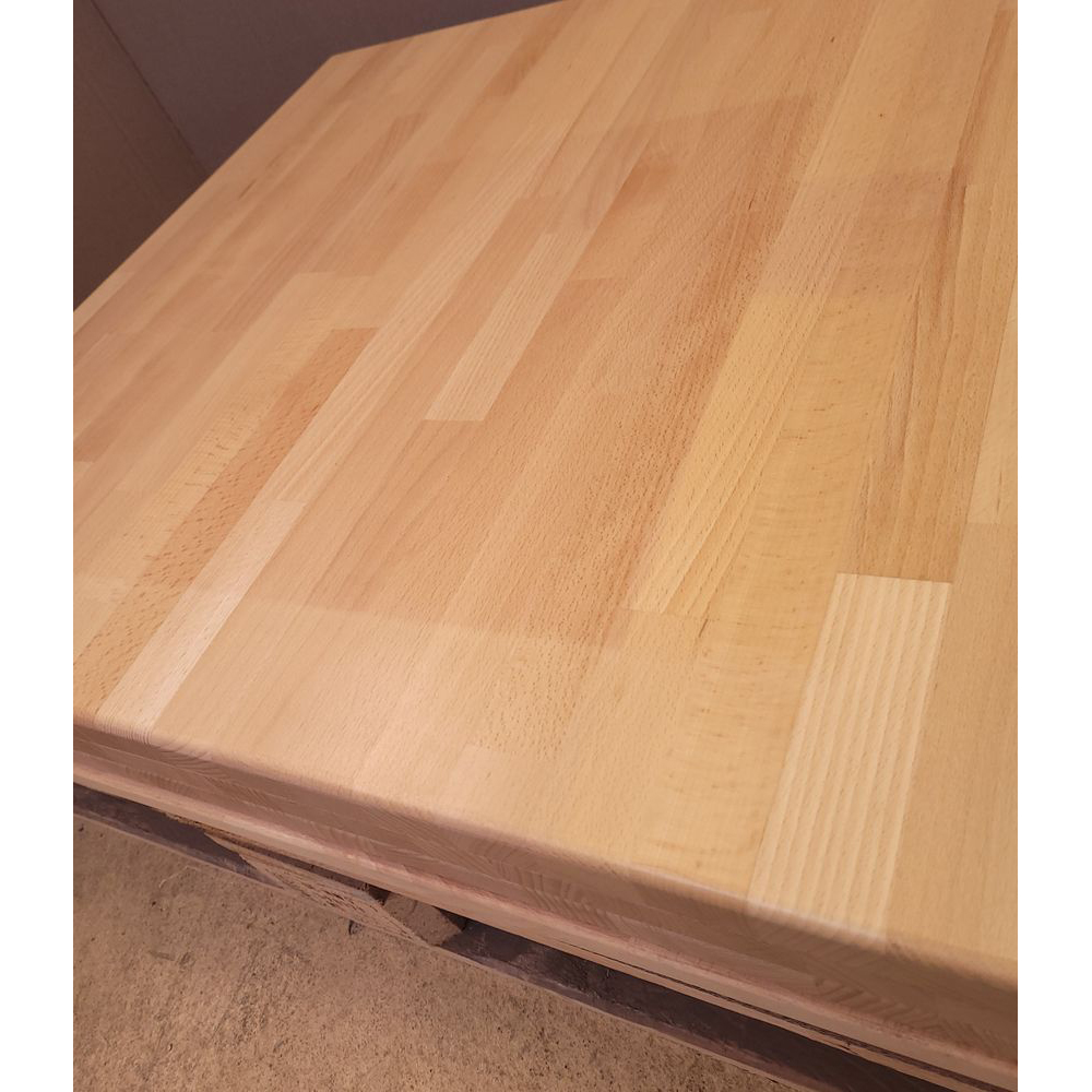 Massivholz Tischplatte 29mm 80x80cm Buche Natur   Sonderposten