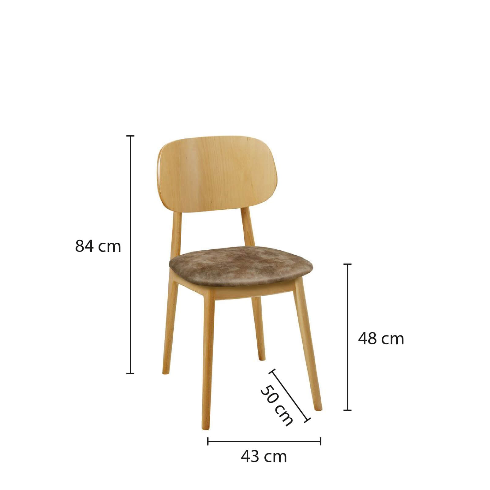 Holzstuhl Cumpo P Buche BN
