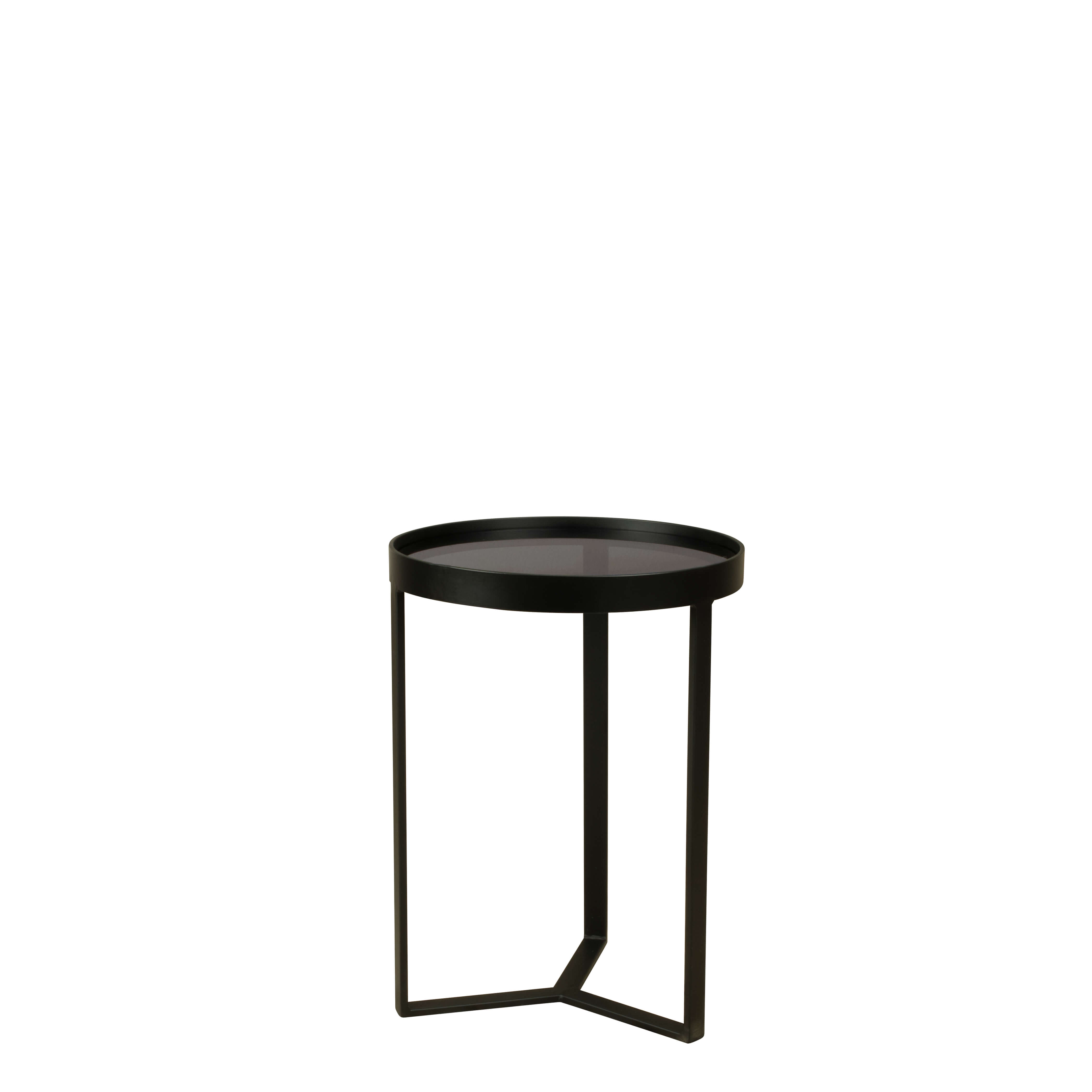 C3 BLK Glass 40 55 Beistelltisch – Ansicht2