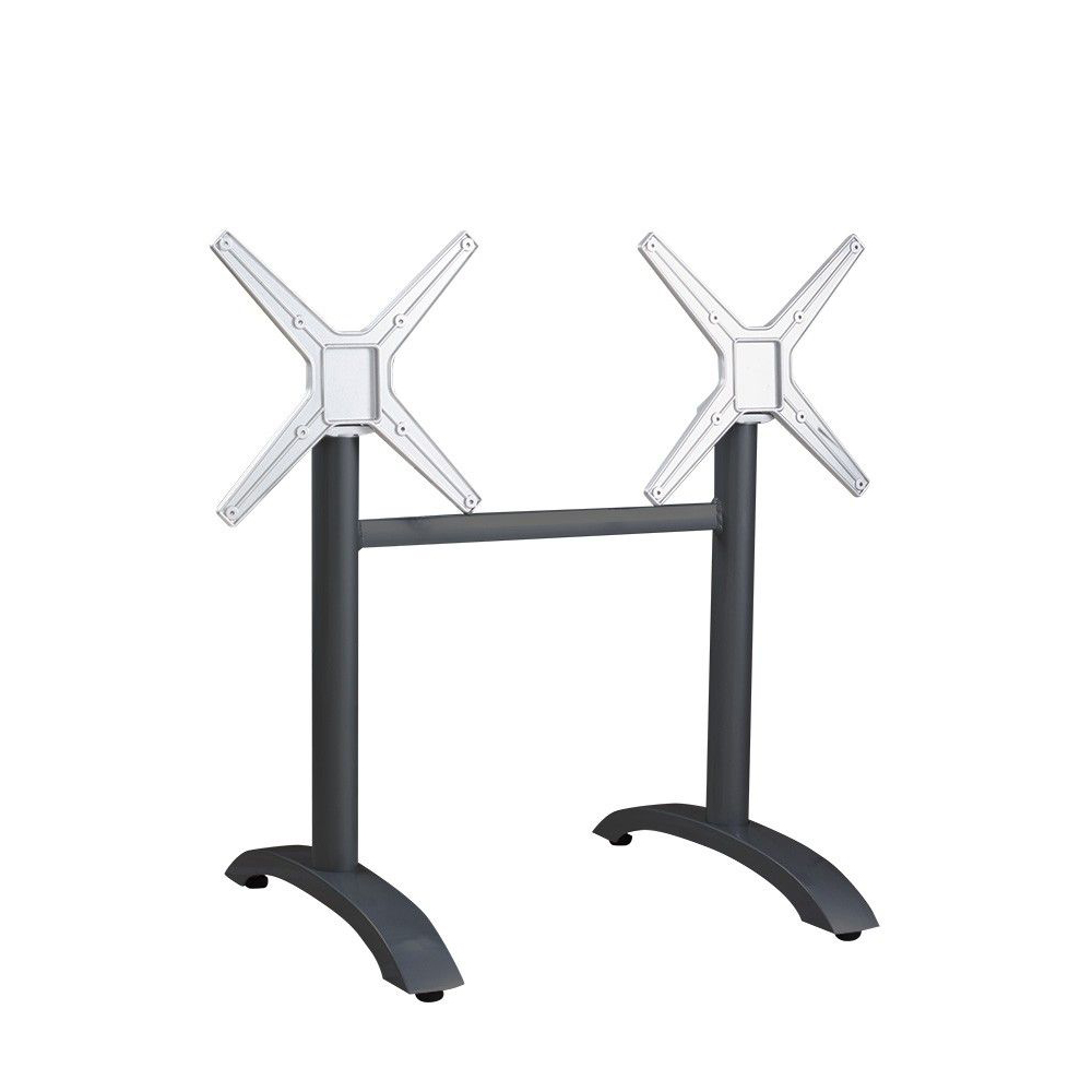 Outdoortischgestell Cindy Double Kipp Schwarz